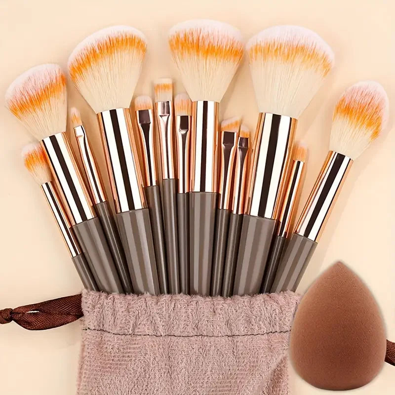 13Pcs Soft Fluffy Makeup Brush Set