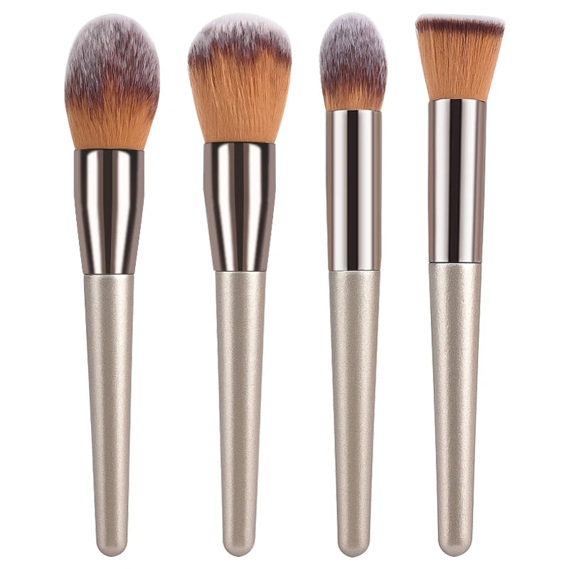 Champagne Makeup Brushes Set