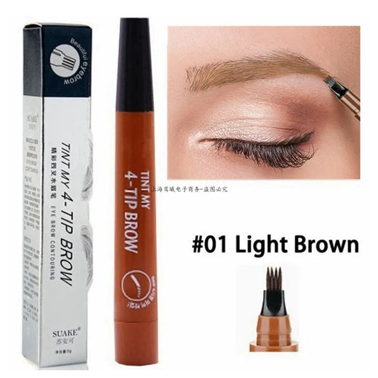 5 Colors Eyebrow Pen Waterproof