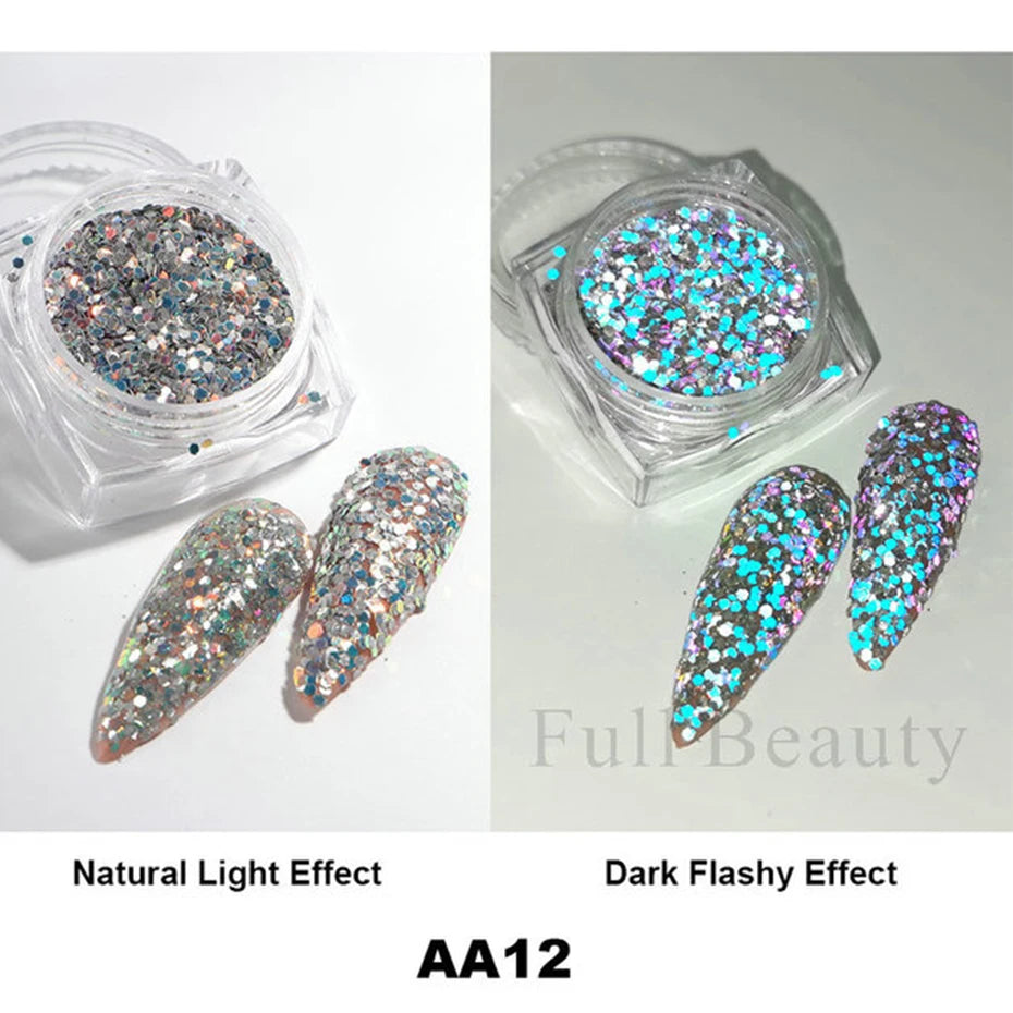 Moonlight Silver Cat Eye Nail Powder