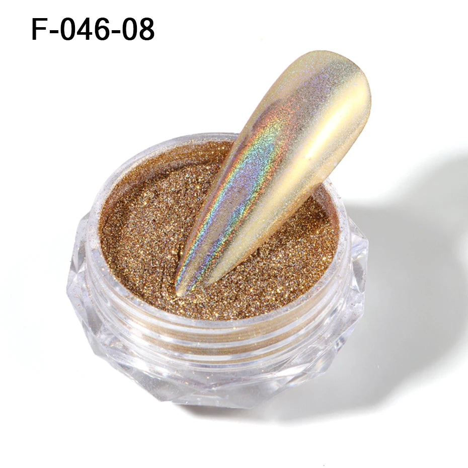 Moonlight Silver Cat Eye Nail Powder