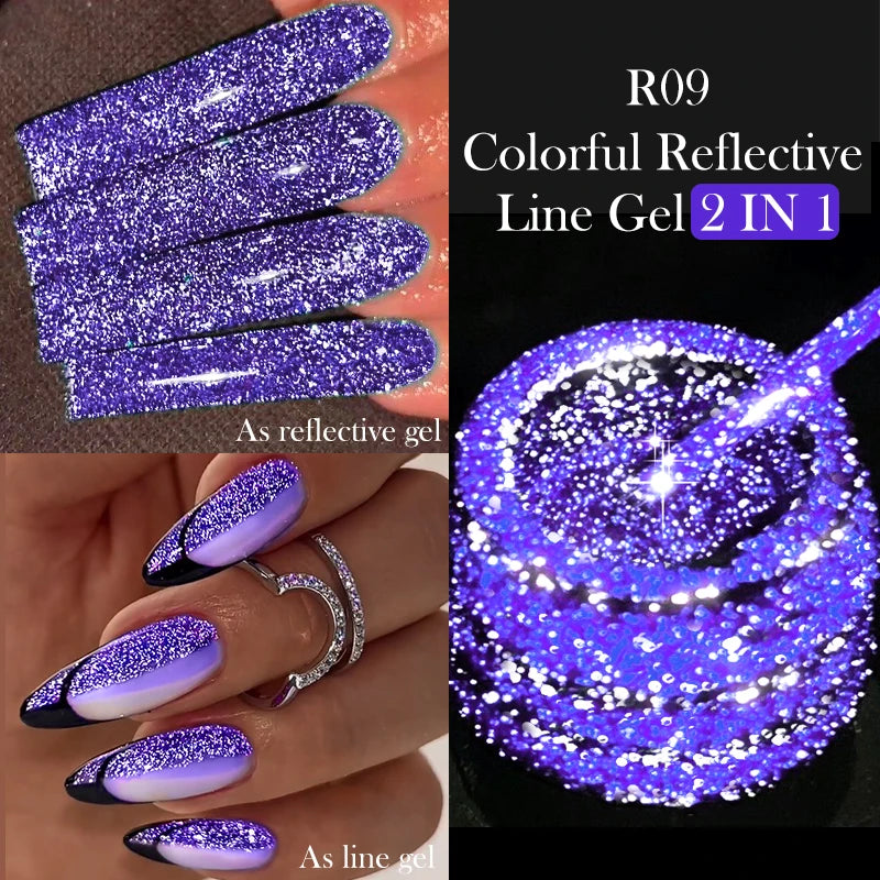 Glitter Gel Liner Nail Polish