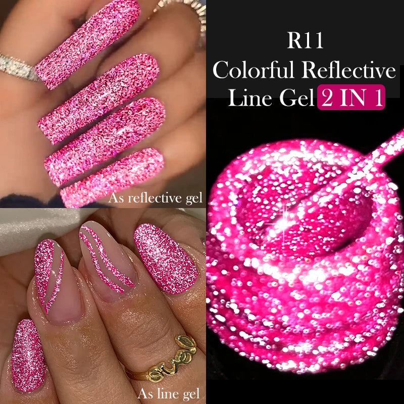 Glitter Gel Liner Nail Polish