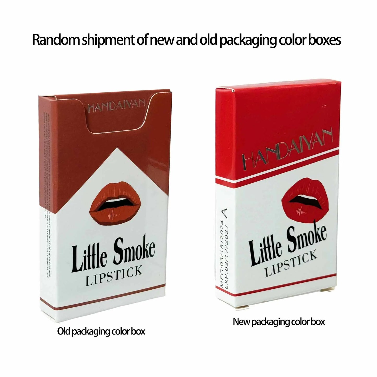 4PCS/Set Creative Cigarette Velvet Long Lasting Lipstick