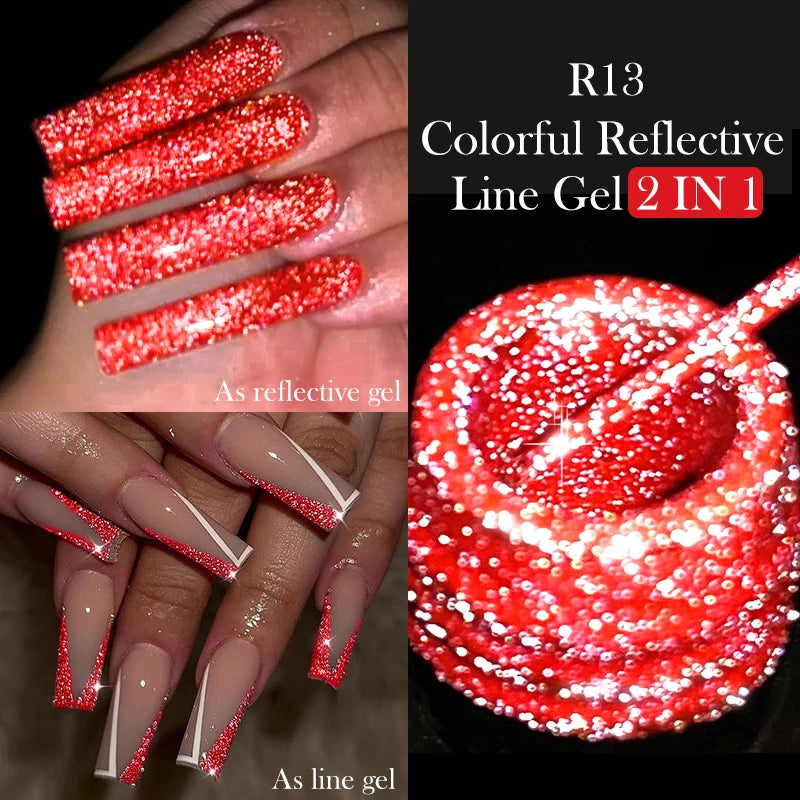 Glitter Gel Liner Nail Polish