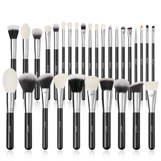 Complete Professional Make Up Brush Set with Goat Hair