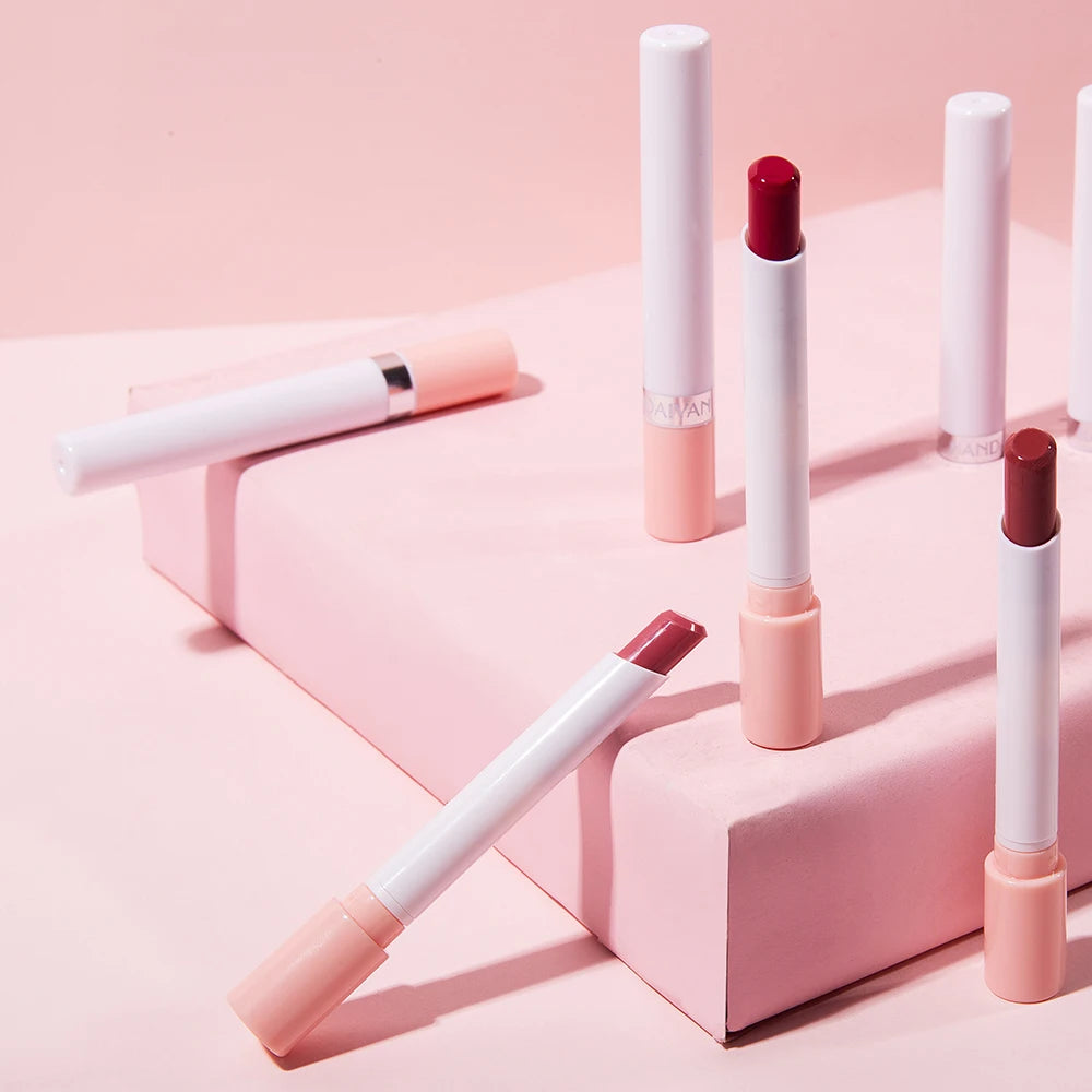 4PCS/Set Creative Cigarette Velvet Long Lasting Lipstick