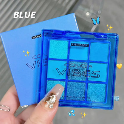 9 Colors Shining Glitter Eyeshadow Palette