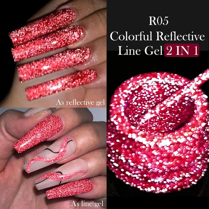 Glitter Gel Liner Nail Polish