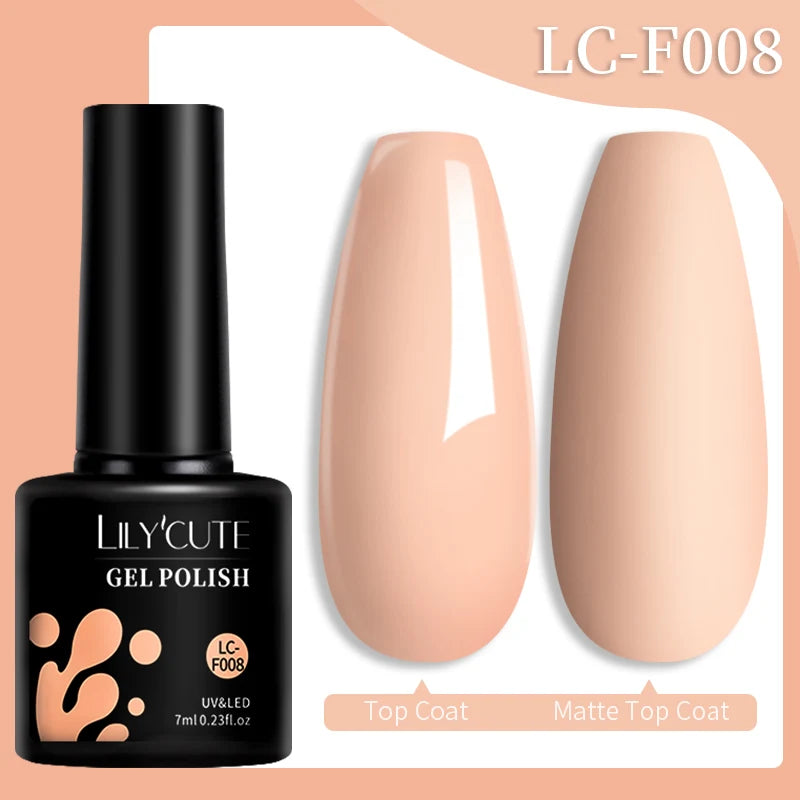 7ML Jelly Amber Gel Nail Polish