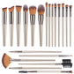 Champagne Makeup Brushes Set
