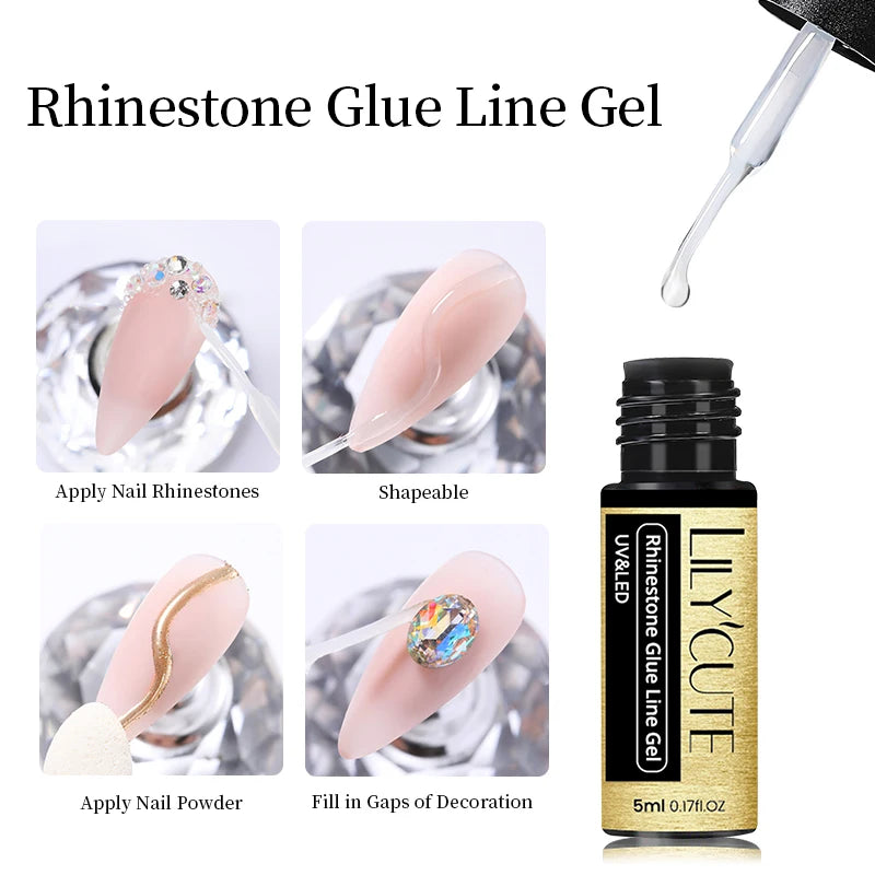 Glitter Gel Liner Nail Polish