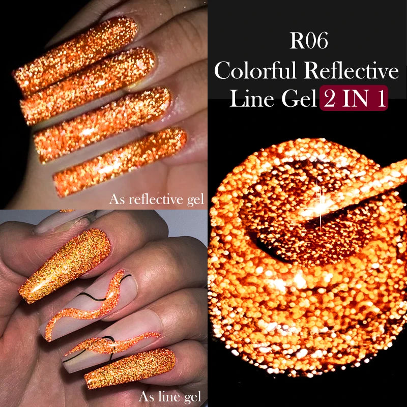 Glitter Gel Liner Nail Polish