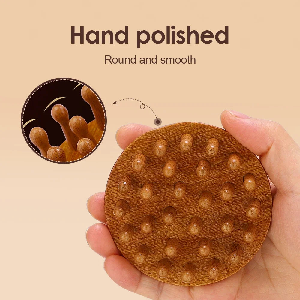 Wooden Anti-Static Massage Comb