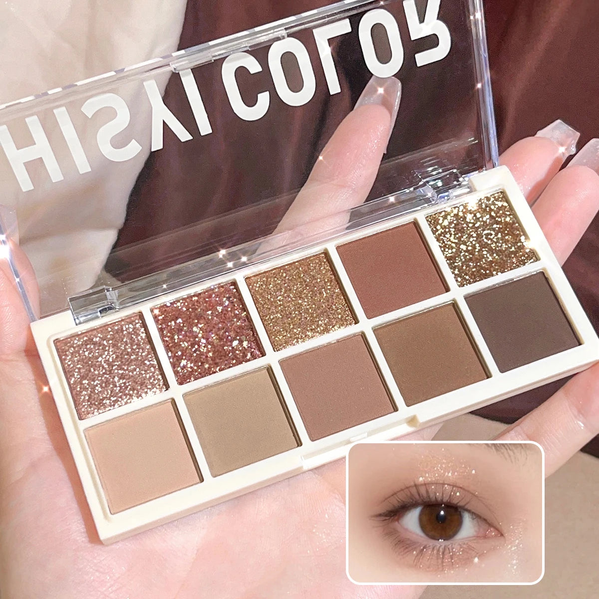 Rose Pink Color Eyeshadow Palette