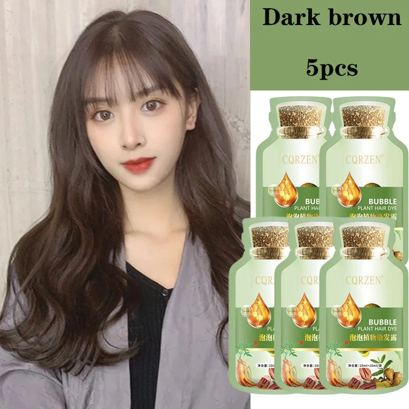 Natural Plant Herbal Hair Dye Shampoo