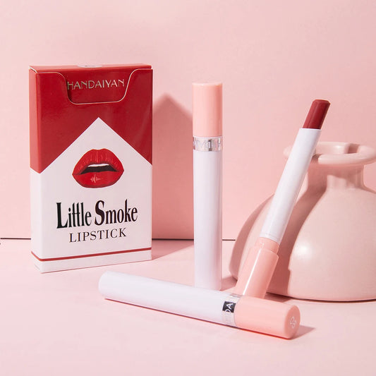 4PCS/Set Creative Cigarette Velvet Long Lasting Lipstick